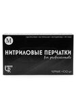 Перчатки нитриловые н/о черные 3,2 гр (M-100шт/уп)