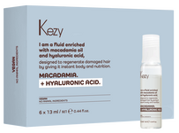 KEZY I am MACADAMIA+HYALURONIC ACID Флюид д/восстановления слабых и поврежденных волос 6шт/13мл