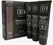 American Crew Краска камуфляж для седых волос 5-6 Precision Blend, 3*40мл