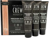 American Crew Краска камуфляж для седых волос 7-8 Блонд Precision Blend, 3*40мл