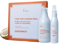 Kezy I am COCONUT Я не пицца ( Шампунь 375 мл+SPRAY MASK 18 в 1)