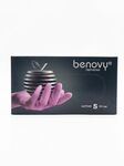 Перчатки нитрил.текстур. на пальцах  Benovy розовые 4.0гр (S-100шт/уп)